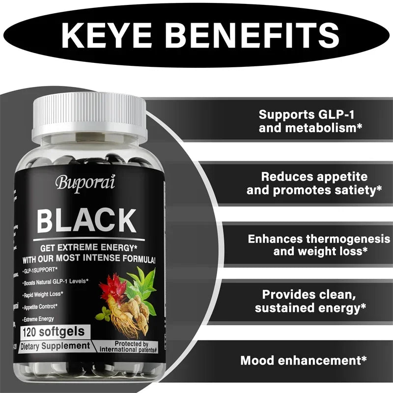 Black - Natural Power, Slimming, Boosts Metabolism, Weight Management, Fat Burning, Detoxify The Body