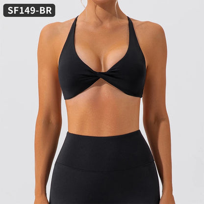 Cross Back Sports Bra Women's Fitness Bra Quick Drying