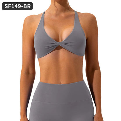 Cross Back Sports Bra Women's Fitness Bra Quick Drying