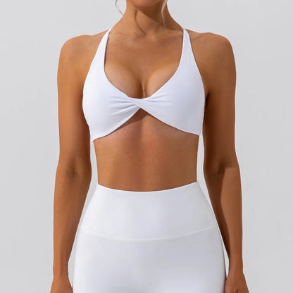 Cross Back Sports Bra Women's Fitness Bra Quick Drying