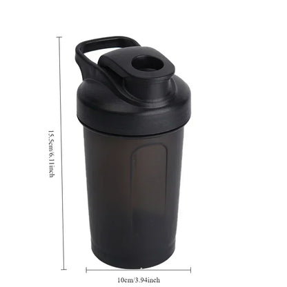 300ML Portable Transparent Leakproof Scale Protein Powder Shaker Bottle Gym Outdoor Sports Enthusiasts Fitness Accessories