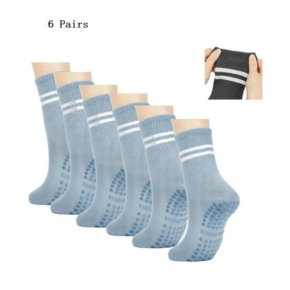 Pilates Grips Socks Non Slip 3 pairs