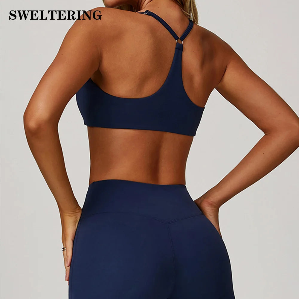 Yoga Sports Bra Women Breathable Shock Proof Gym Underwear Workout Fitness Push up Top Yoga Running Active Sportswear Vest Bra