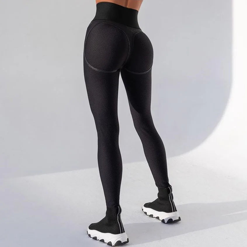 Women's Pants Gym Leggings Ultra-thin Mesh