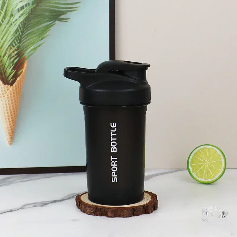 300ML Portable Transparent Leakproof Scale Protein Powder Shaker Bottle Gym Outdoor Sports Enthusiasts Fitness Accessories