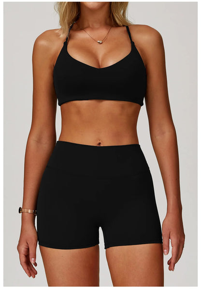Yoga Sports Bra Women Breathable Shock Proof Gym Underwear Workout Fitness Push up Top Yoga Running Active Sportswear Vest Bra