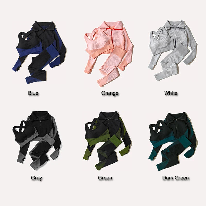 2/3Pcs Women's Active wear Sets