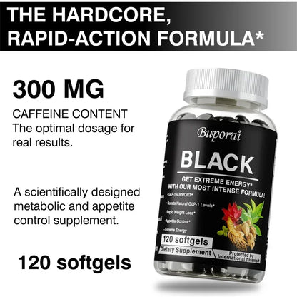 Black - Natural Power, Slimming, Boosts Metabolism, Weight Management, Fat Burning, Detoxify The Body
