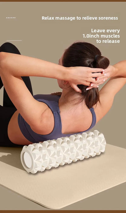 3 Piece Set - Foam Roller Muscle Recovery Stick – Yoga Fitness Tool for Leg Tension Relief, Post-Workout Massage & Full-Leg Relaxation