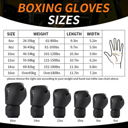 Boxing Gloves Professional Adult Muay Thai Fighting Gloves Men and Women