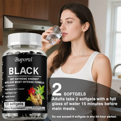 Black - Natural Power, Slimming, Boosts Metabolism, Weight Management, Fat Burning, Detoxify The Body