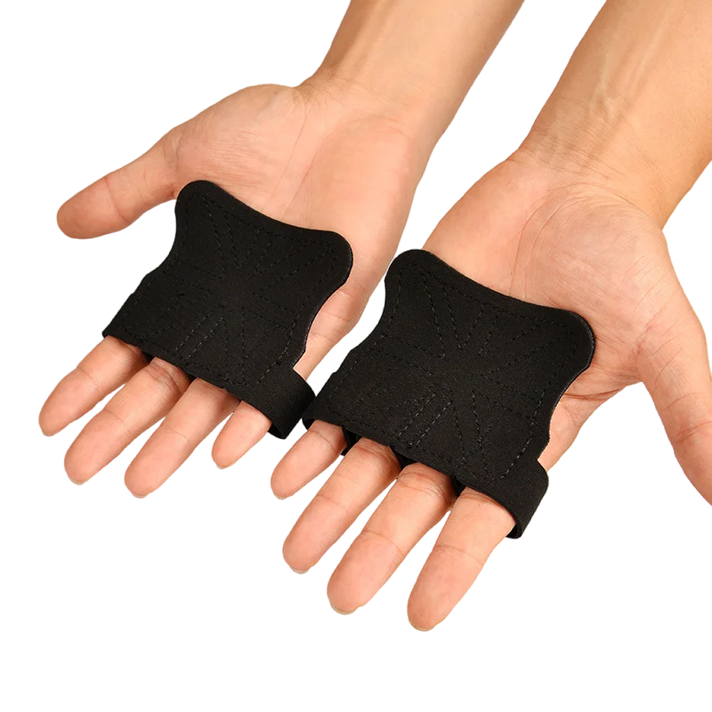 Leather Weight Dumbell Lifting Pull Ups Training Gloves Palm Protection Women Men Fitness Sports Gymnastics Grips