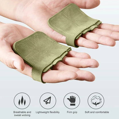 Leather Weight Dumbell Lifting Pull Ups Training Gloves Palm Protection Women Men Fitness Sports Gymnastics Grips