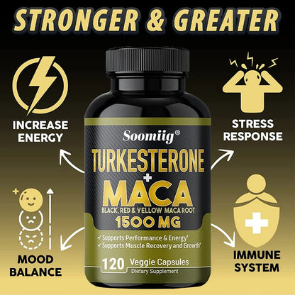 Endurance Supplement for Men - Supports Athletic Performance, Muscle Repair and Growth, Strength, Vitality and Overall Health