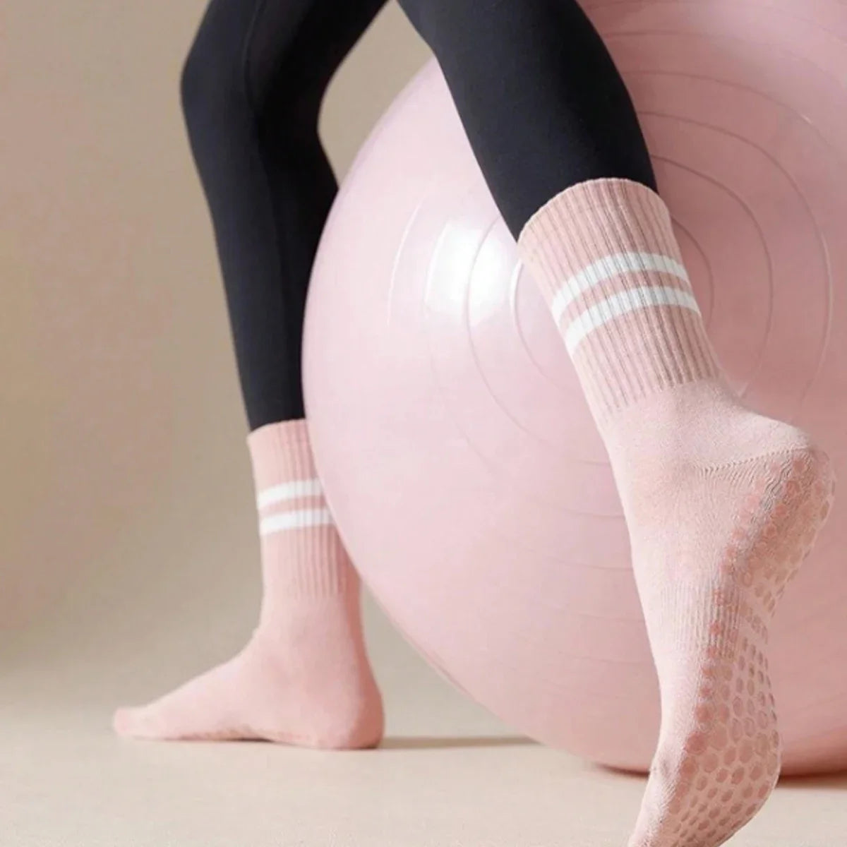 Pilates Grips Socks Non Slip 3 pairs