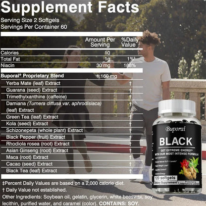 Black - Natural Power, Slimming, Boosts Metabolism, Weight Management, Fat Burning, Detoxify The Body