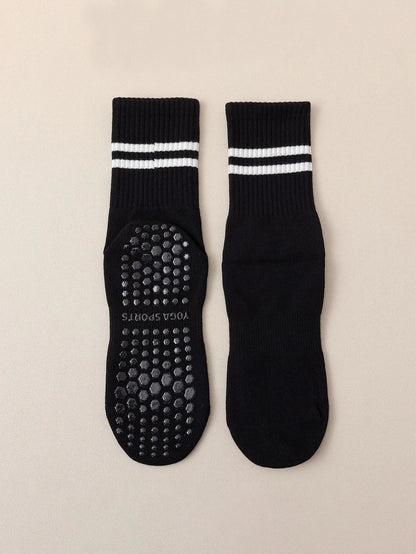 Pilates Socks with Grips for Women Yoga Socks Barre Socks Non Slip Socks of 1/2/3/6pairs