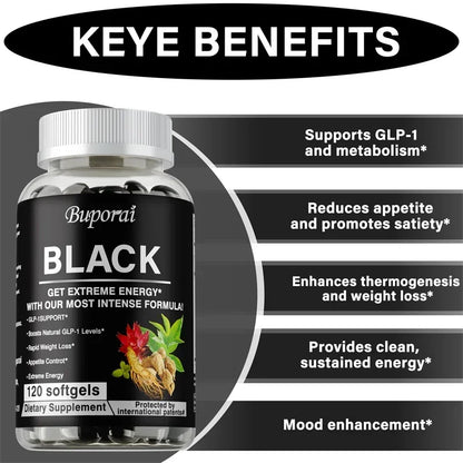Black - Natural Power, Slimming, Boosts Metabolism, Weight Management, Fat Burning, Detoxify The Body