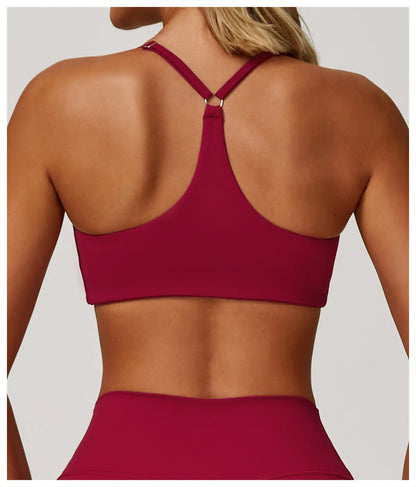 Yoga Sports Bra Women Breathable Shock Proof Gym Underwear Workout Fitness Push up Top Yoga Running Active Sportswear Vest Bra
