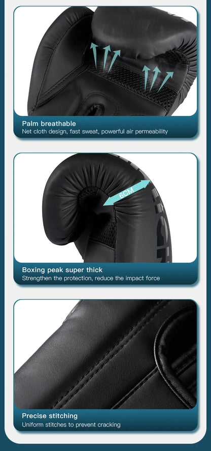 Boxing Gloves Professional Adult Muay Thai Fighting Gloves Men and Women