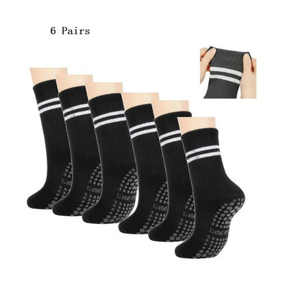 Pilates Grips Socks Non Slip 3 pairs