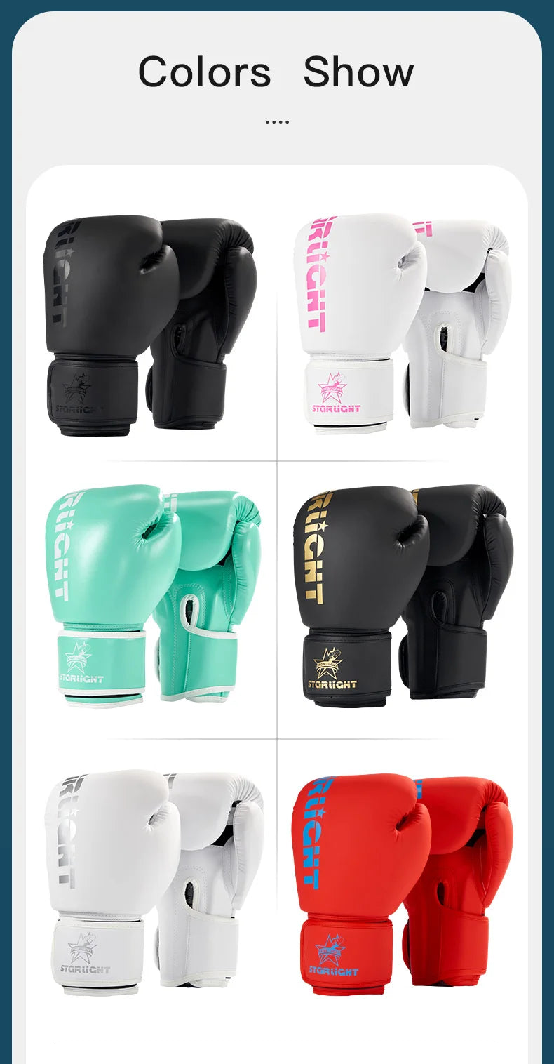 Boxing Gloves Professional Adult Muay Thai Fighting Gloves Men and Women