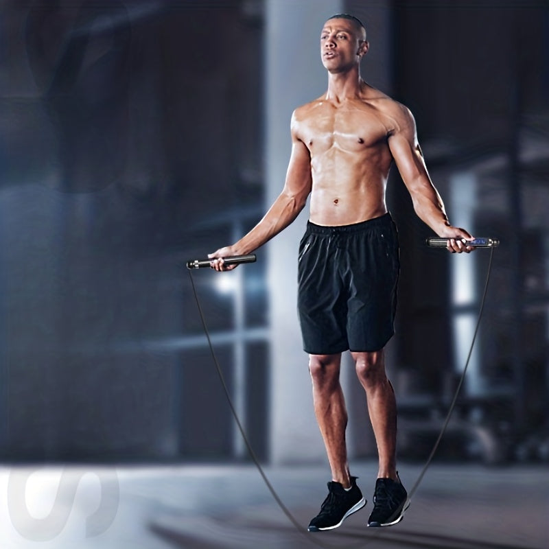 Smart Digital Weighted Skipping Rope For Fitness, Weight Loss, And Fat Burning
