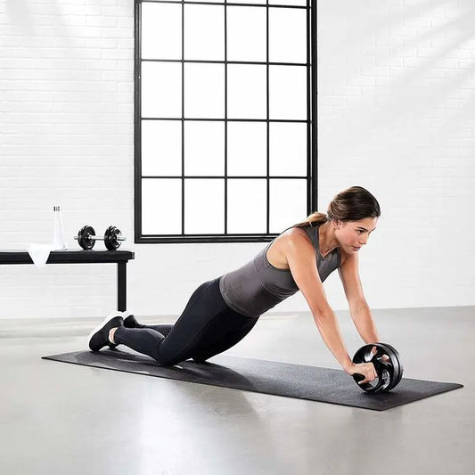 Ab Roller Wheel - Core Trainer for Full Body Workout - Fitness Equipment for Abs, Arms, and Back - Strengthen and Tone Your Muscles